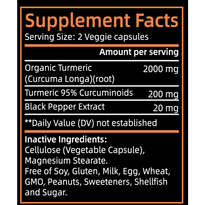 Turmeric Curcumin Capsules