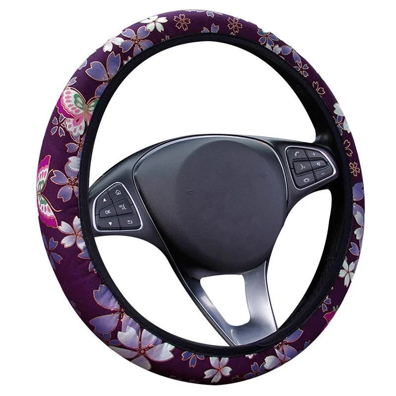 Steering wheel cover