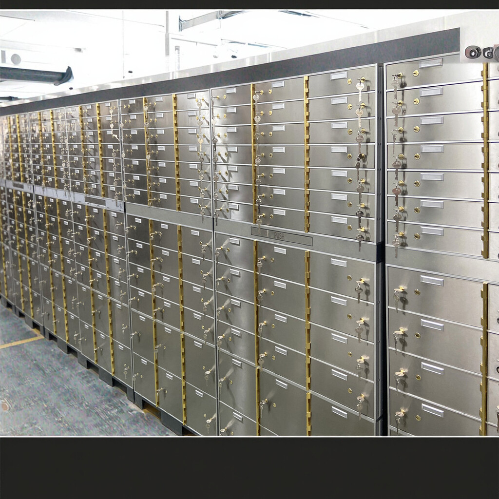Bank safe deposit box