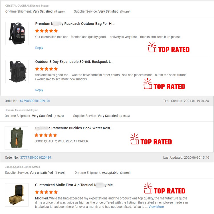 Tactical outdoor duffle bag