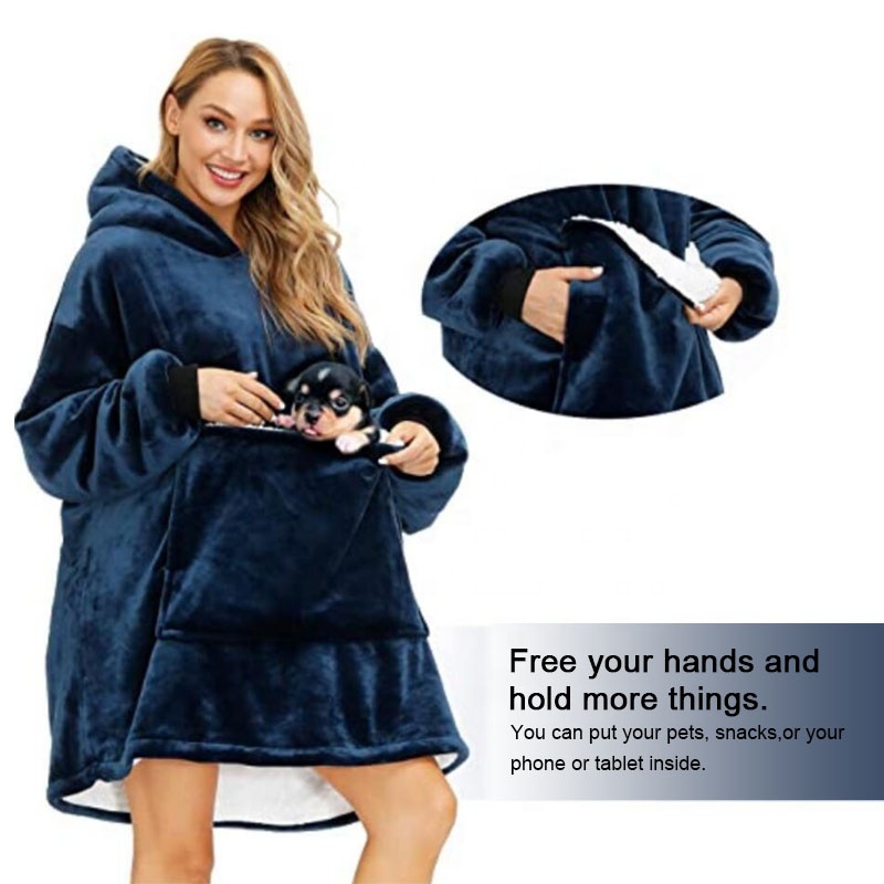 Wearable blankets hoodie