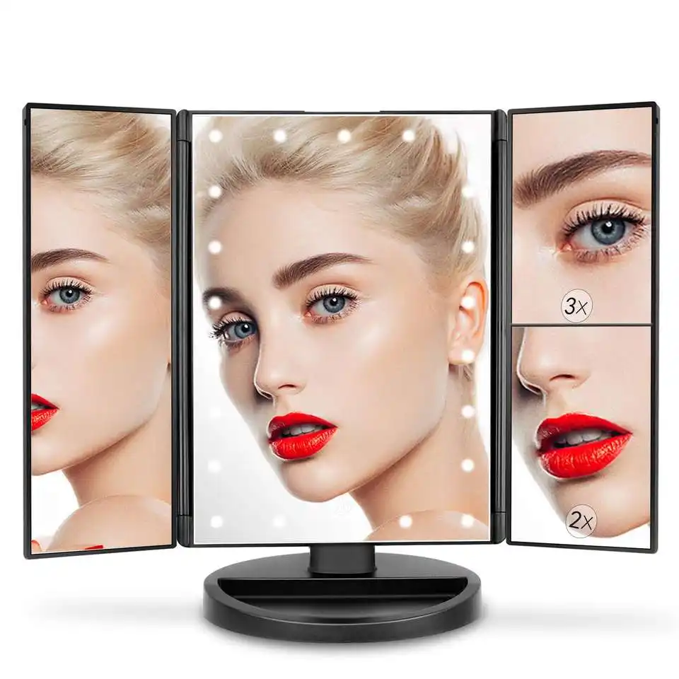 Led makeup mirror