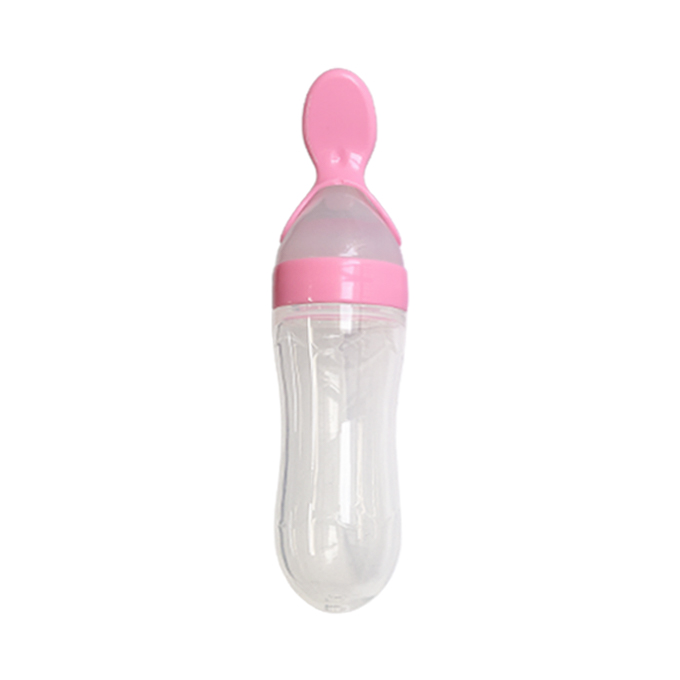 Baby silicone squeeze bottle