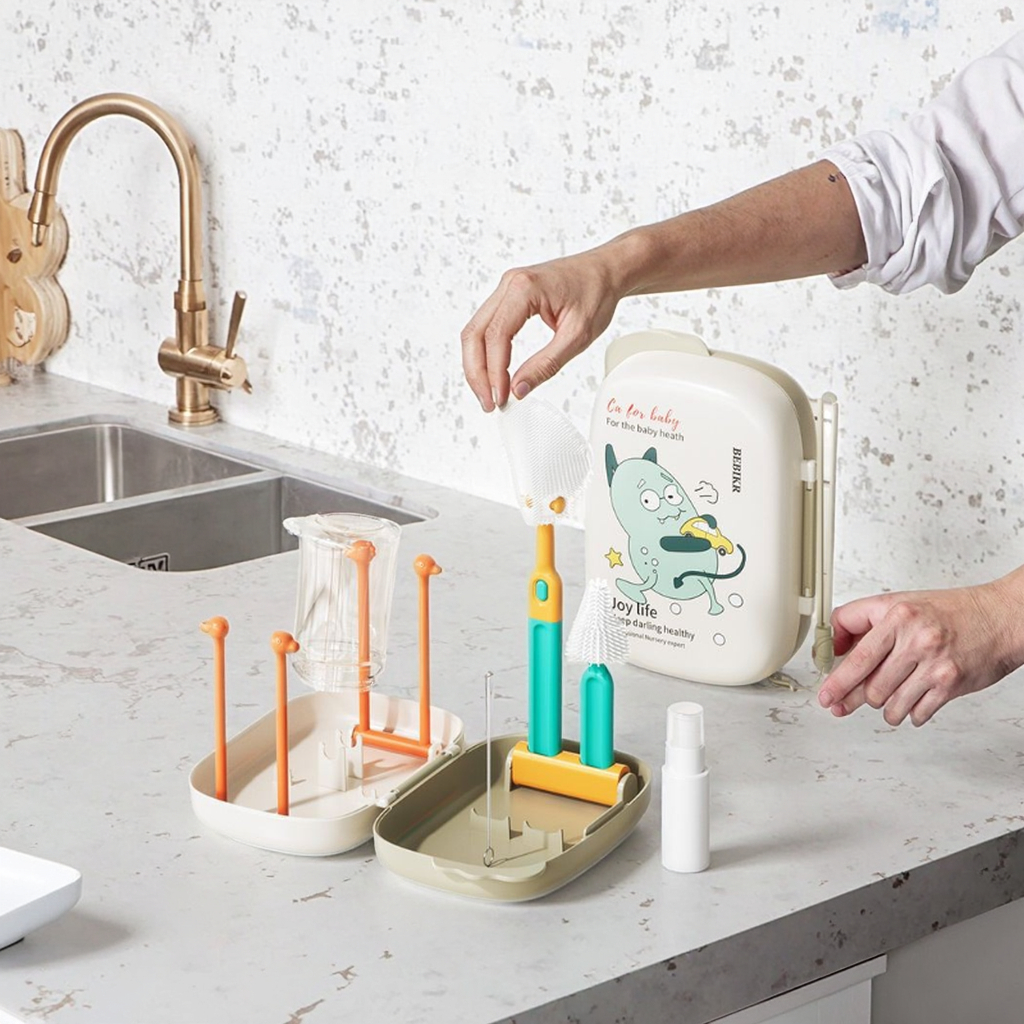 Baby bottle drying rack