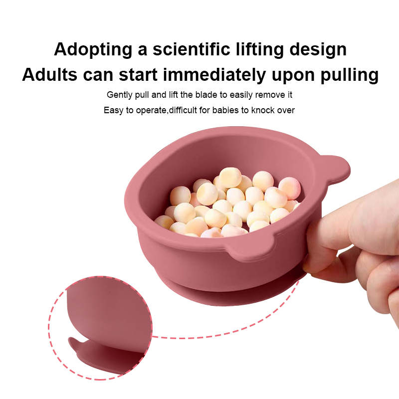Silicone baby bowls