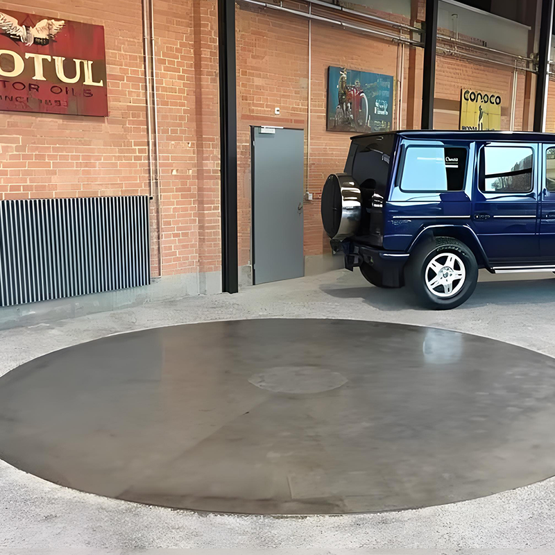 Automobile rotary table