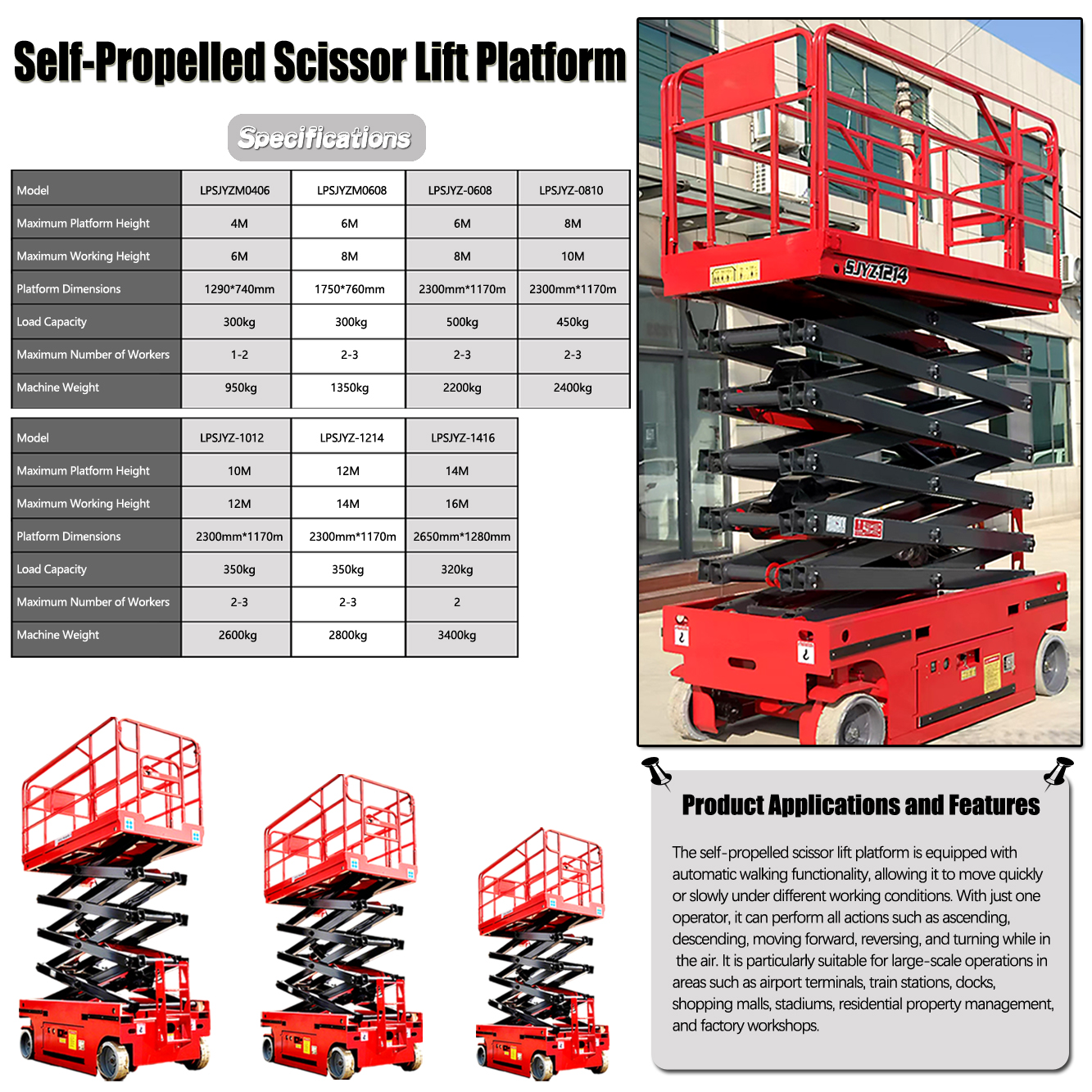 Self Propelled Scissor Lift