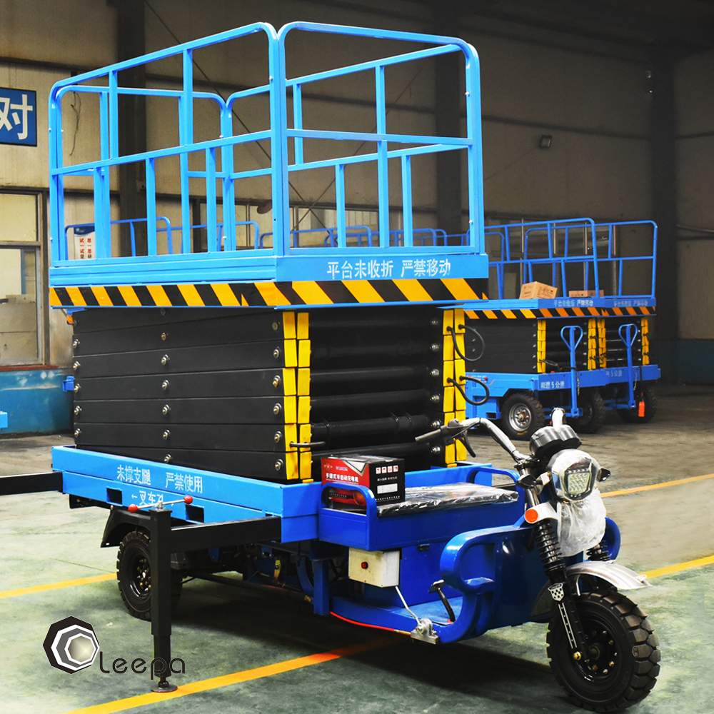 Electric Three Wheel Scissor Lift