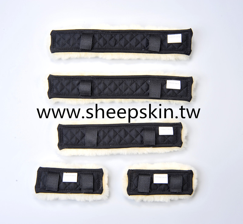 sheepskin horse noseband