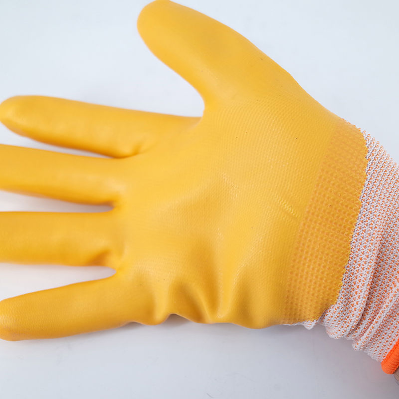 Latex coated gloves