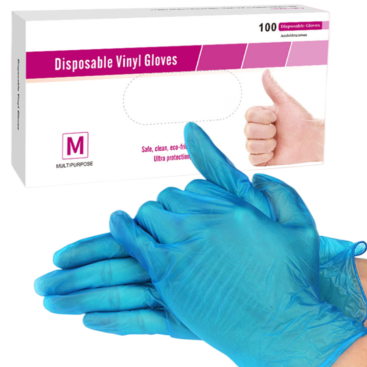 Disposable vinyl gloves