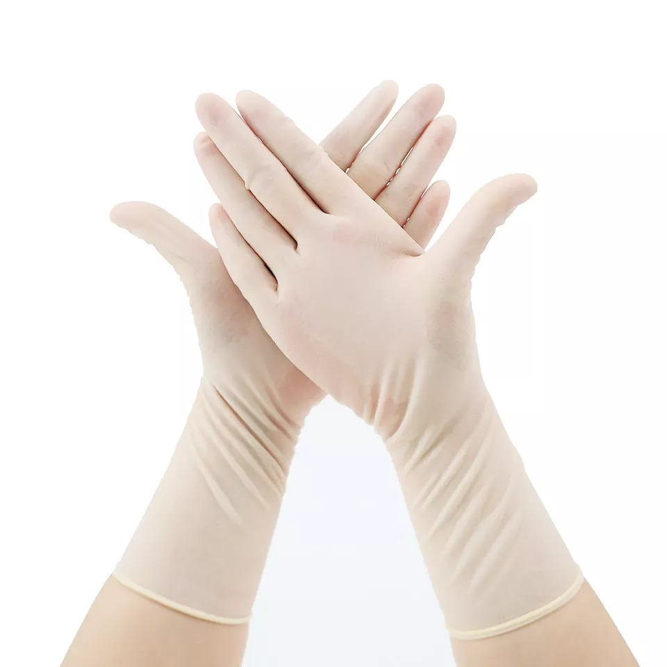 Surgical sterile latex gloves