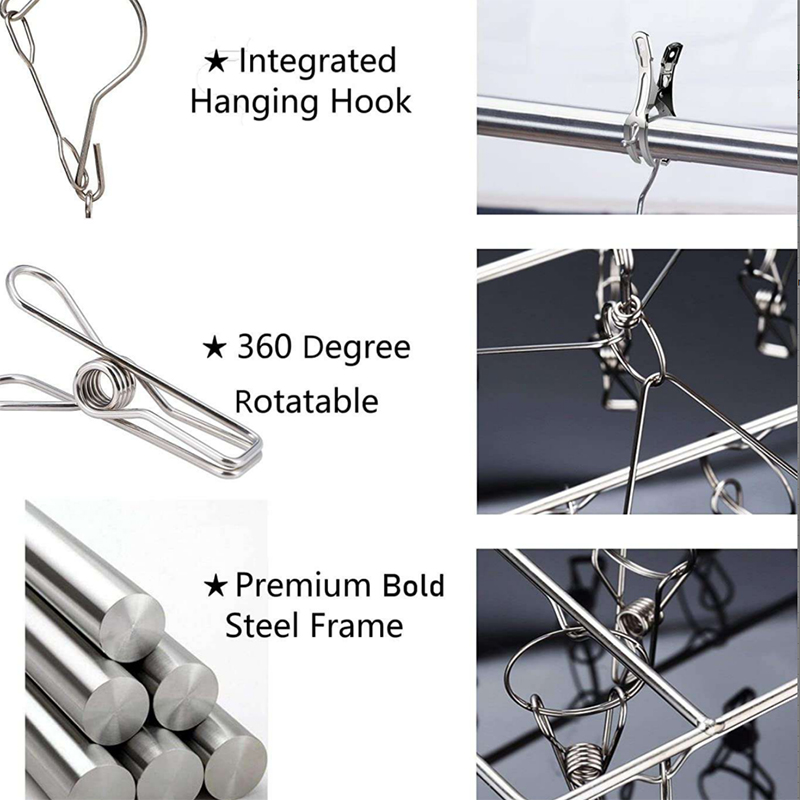 Small Socks Clamp With Clips