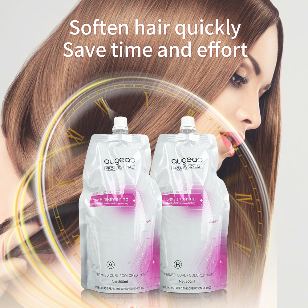 Hair straightening cream