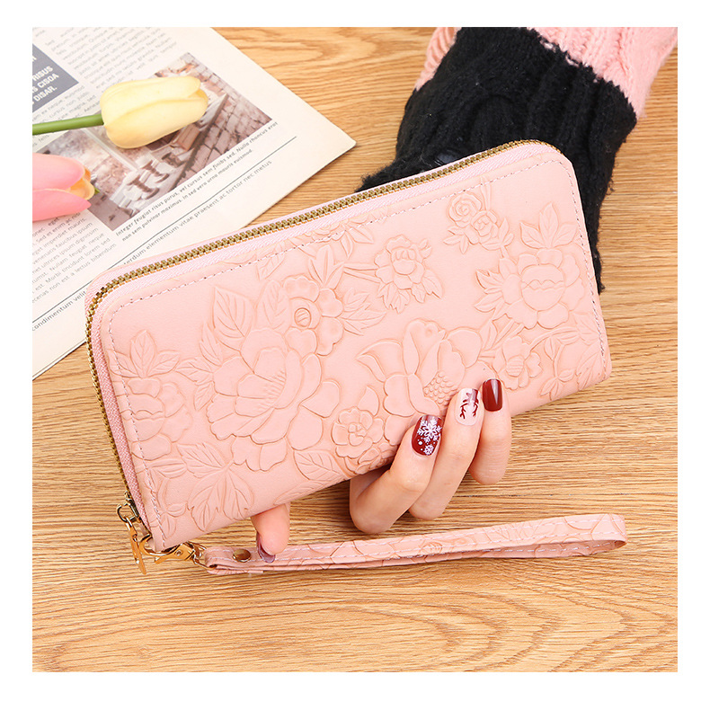 PU leather long wallets