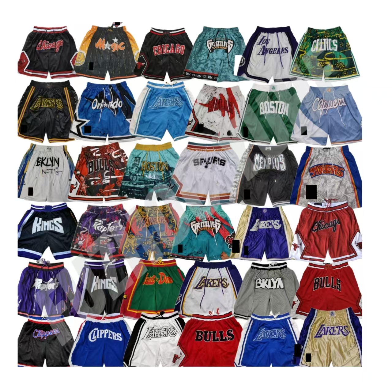 Basketball Shorts Manufacturer - OEM Wholesale Stitched Retro Mesh