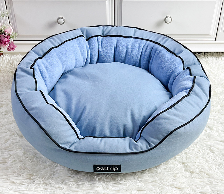 Pet bed and blankets