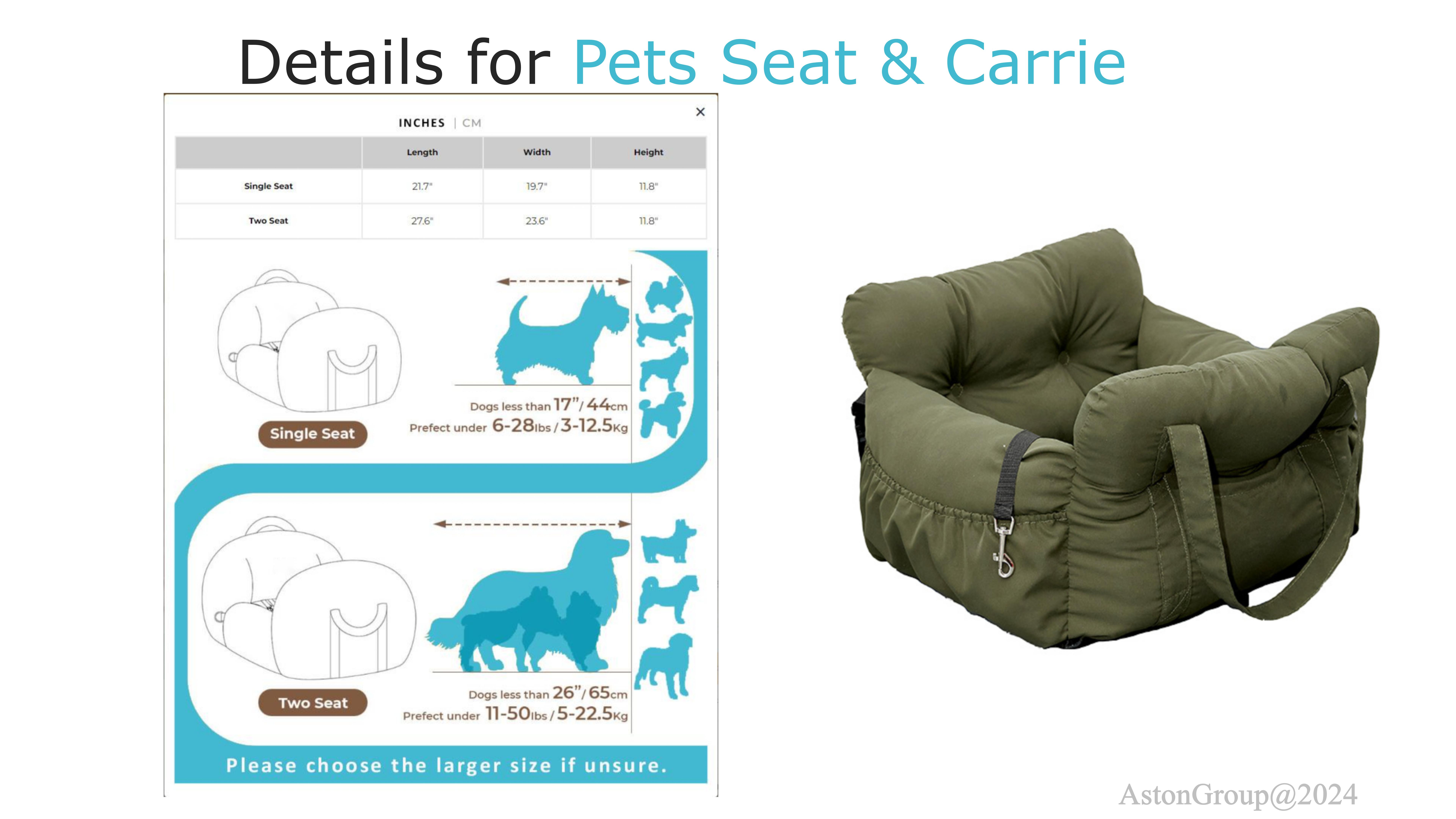 Pet Seat & Carry