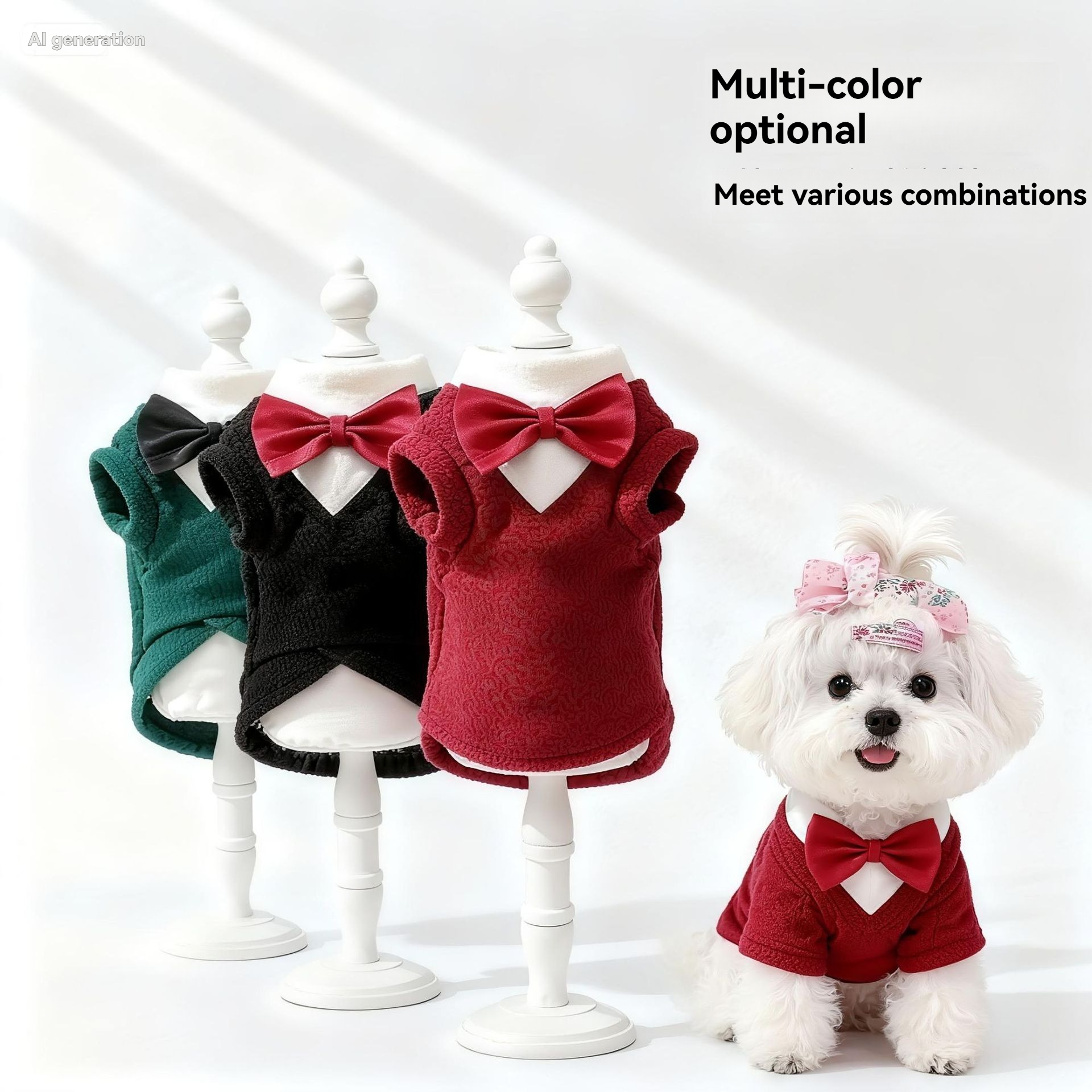 Pet clothing accessories