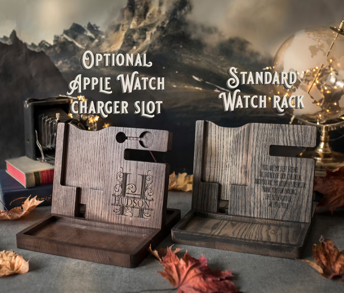 Wood & Bamboo Docking Station