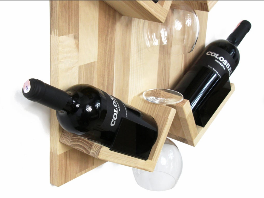 木材和竹架和支架