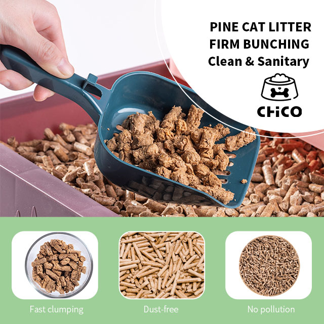 Pine cat litter sand