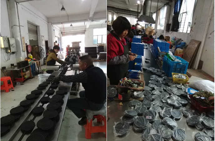 Mosquito and fly incense stick