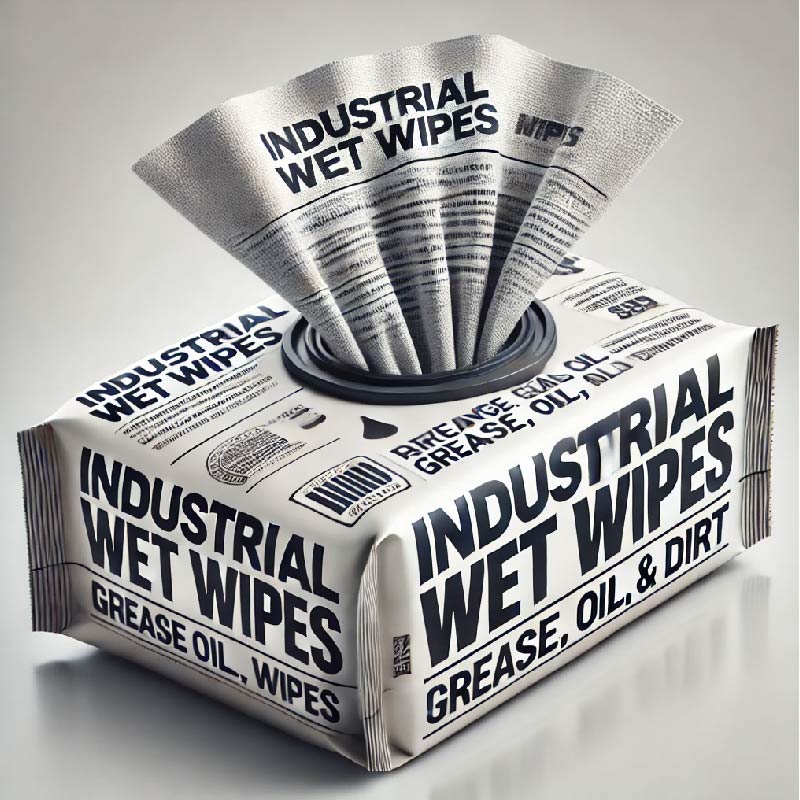 Industrial cleaning wipes