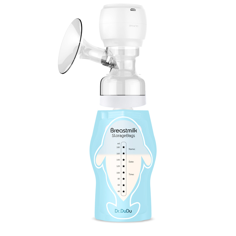 Breast milk storage bags