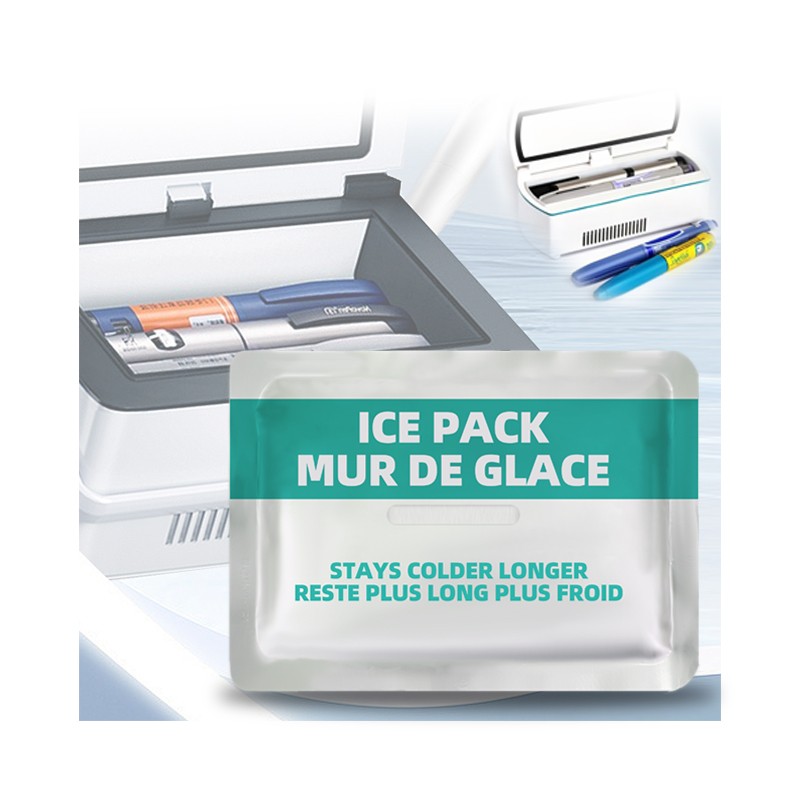 Aluminum foil ice pack