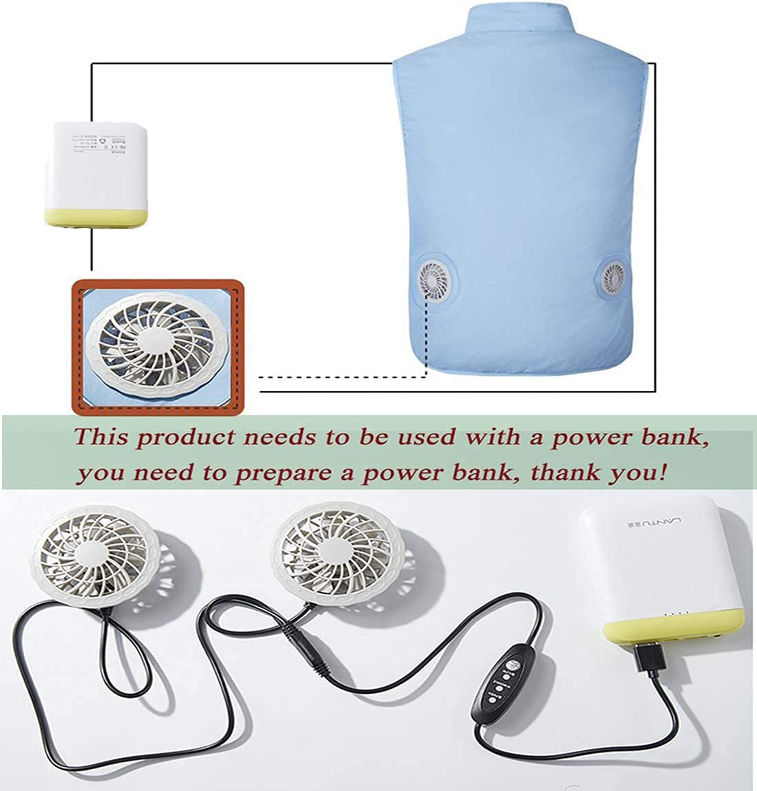 Cooling Fan vest