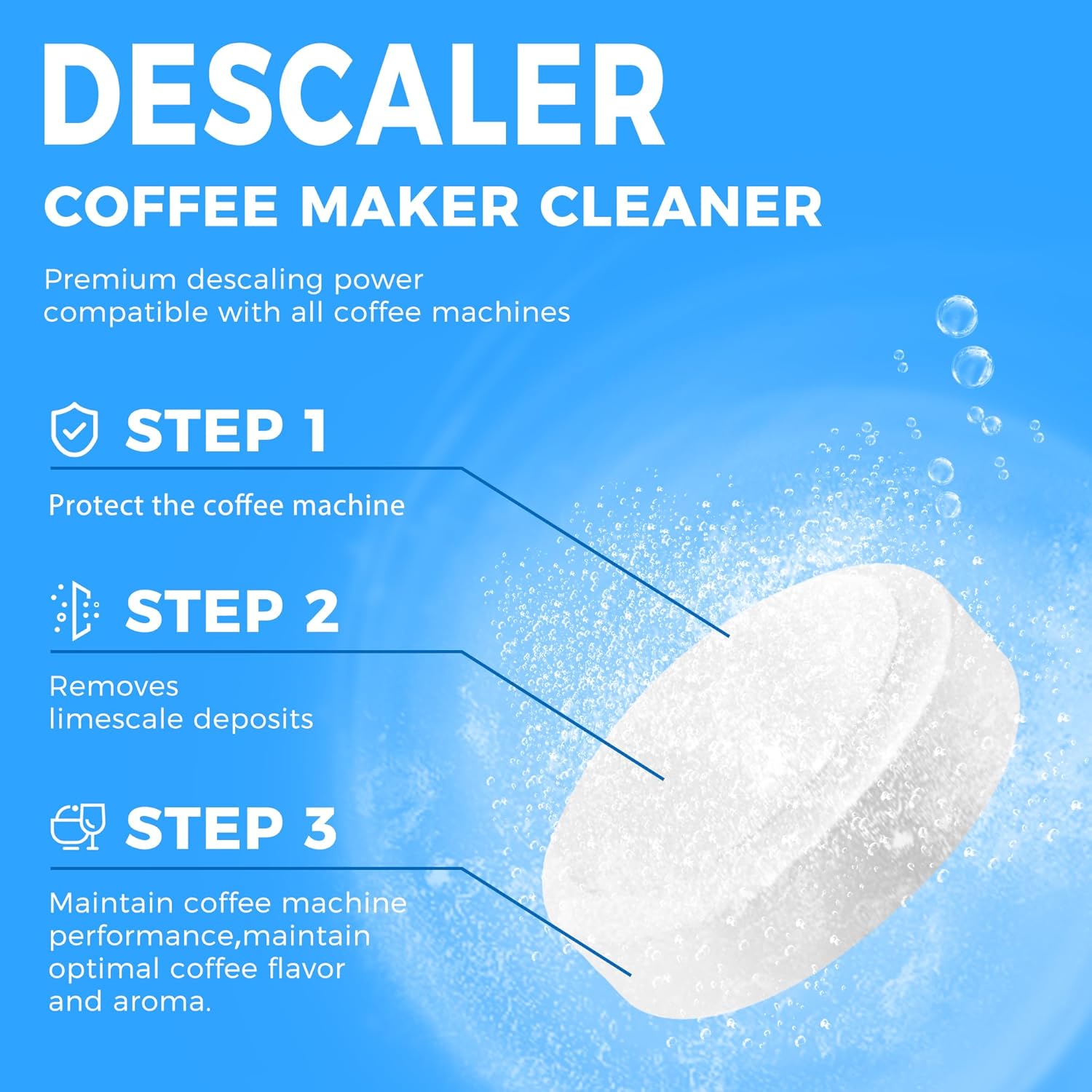 coffee machine cleaning tabelt