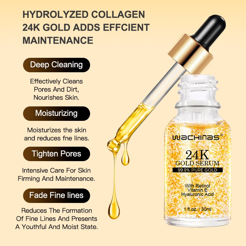 24K Gold Essence OEM/ODM: A Reliable Partner for Anti-Aging Skincare Hits