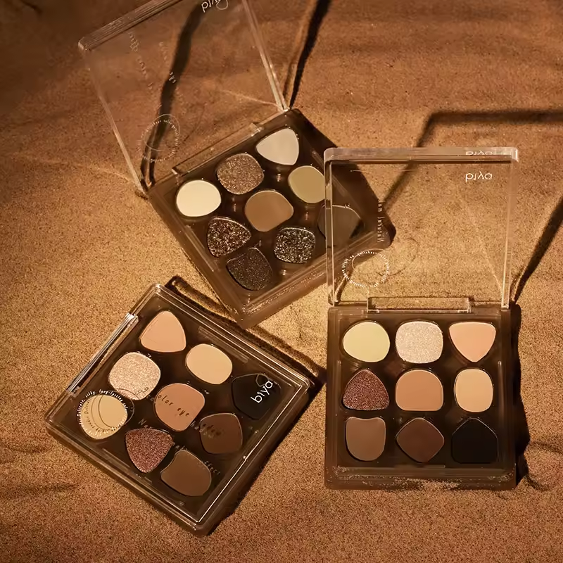 Biya BY7744 9-Color Neon Waterproof Eyeshadow Palette: The Golden Choice for Beauty OEM/ODM, Empowering Brands to Lead the Cosmetics Race