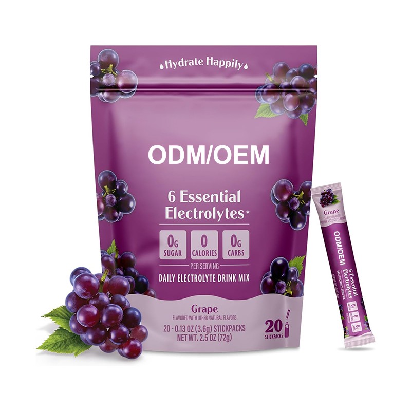 Professional Electrolyte Powder OEM/ODM: 0-Sugar, 0-Calorie Hydration Solutions to Empower Global Health Brands in Market Competition