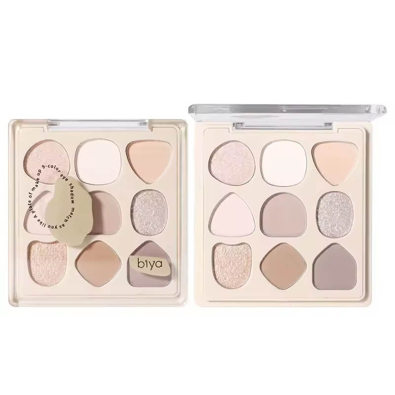 JUMIEMIE 9-Color Heart-Shaped Eyeshadow Palette: The Top Choice for OEM/ODM, Empowering Beauty Brands to Succeed Easily