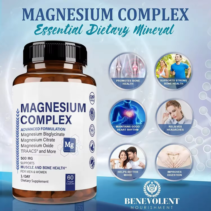 Biocaro Magnesium Complex Capsules: Elevate Your Private Label with Top-Tier OEM/ODM Muscle & Bone Health Supplements