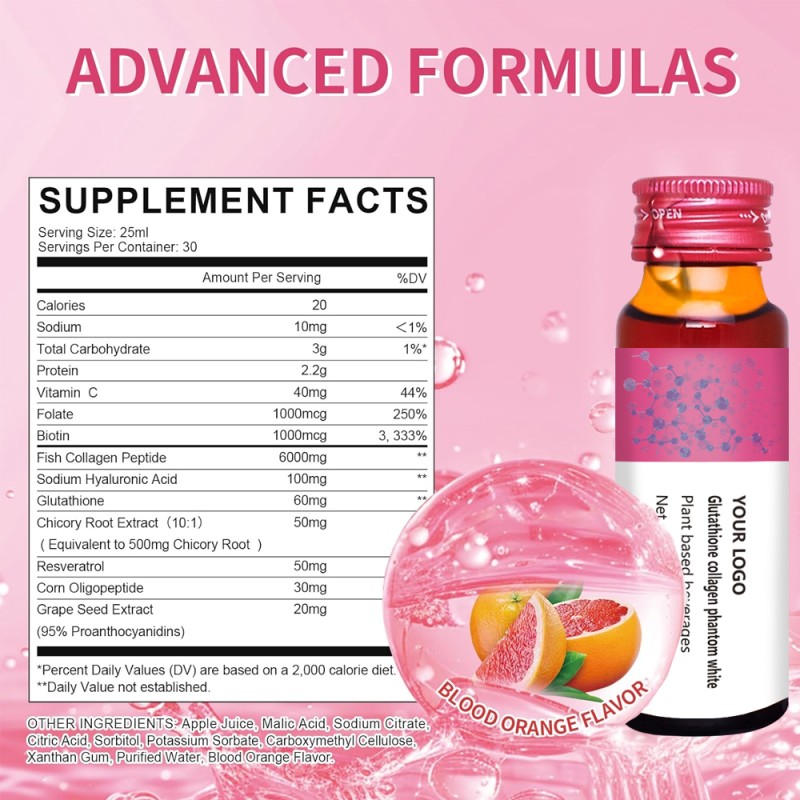 Revolutionize Your Brand with OEM/ODM Excellence! Guangzhou Yaoling Bio’s L-Glutathione Collagen Liquid Leads the Health & Beauty Wave