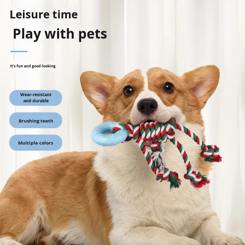 Christmas Blockbuster Pet Cotton Rope Toy OEM/ODM: The Top Choice! Zhejiang Factory's Strength Empowers Global Brands
